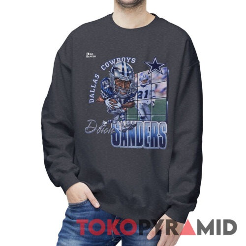 90s Vintage Dallas Cowboys Deion Sanders Caricature Funny Rare Sweatshirt 90s Vintage Dallas Cowboys Deion Sanders Caricature Funny Rare Sweatshirt