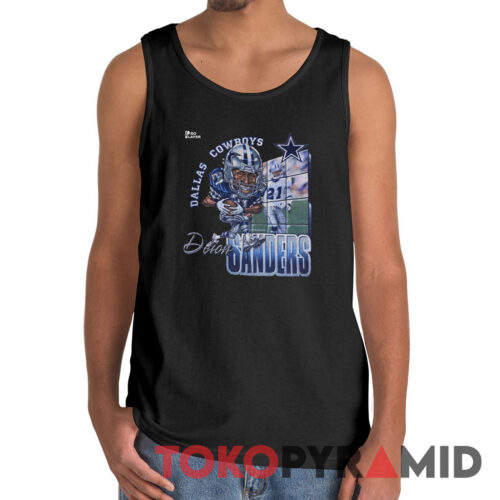 90s Vintage Dallas Cowboys Deion Sanders Caricature Funny Rare Tank Top 90s Vintage Dallas Cowboys Deion Sanders Caricature Funny Rare Tank Top