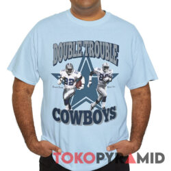 90s Vintage Dallas Cowboys Emmitt Smith Michael Irvin 1992 Double Trouble Rare Tee 2 90s Vintage Dallas Cowboys Emmitt Smith Michael Irvin 1992 Double Trouble Rare Shirt