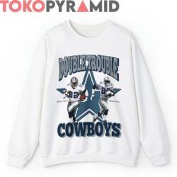 90s Vintage Dallas Cowboys Emmitt Smith Michael Irvin 1992 Double Trouble Rare Tee 2 90s Vintage Dallas Cowboys Emmitt Smith Michael Irvin 1992 Double Trouble Rare White Long Sleeve