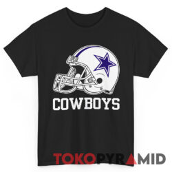 90s Vintage Dallas Cowboys Helmet Logo NFL Unique T Shirt