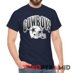 90s Vintage Dallas Cowboys Helmet Rare Shirt