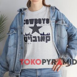 90s Vintage Dallas Cowboys Israeli NFL Special T-shirt 3 90s Vintage Dallas Cowboys Israeli NFL Grey T shirt