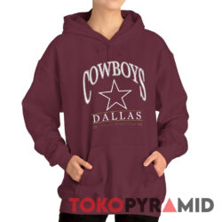 90s Vintage Dallas Cowboys Logo National Football League Rare Hoodie