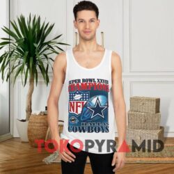 90s Vintage Dallas Cowboys 1994 Super Bowl XXVIII Champions NFL 3 90s Vintage Dallas Cowboys NFL 1994 Super Bowl XXVIII Champions White Tank Top