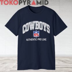 90s Vintage Dallas Cowboys NFL Logo Authentic Pro Line Rare NavyTee
