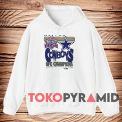Dallas Cowboys Super Bowl XXVII 1993 Pasadena Rose Bowl T-shirt 2 90s Vintage Dallas Cowboys Super Bowl XXVII 1993 Pasadena Rose Bowl NFC Champions White Hoodie