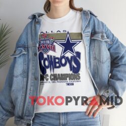 90s Vintage Dallas Cowboys Super Bowl XXVII 1993 Pasadena Rose Bowl NFC Champions White T shirt