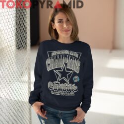 90s Vintage Dallas Cowboys Super Bowl XXVIII Champions Back To Back Unique Navy Long Sleeve