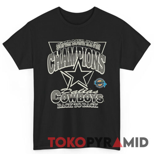 90s Vintage Dallas Cowboys Super Bowl XXVIII Champions Back To Back Unique Tee 90s Vintage Dallas Cowboys Super Bowl XXVIII Champions Back To Back Unique Tee