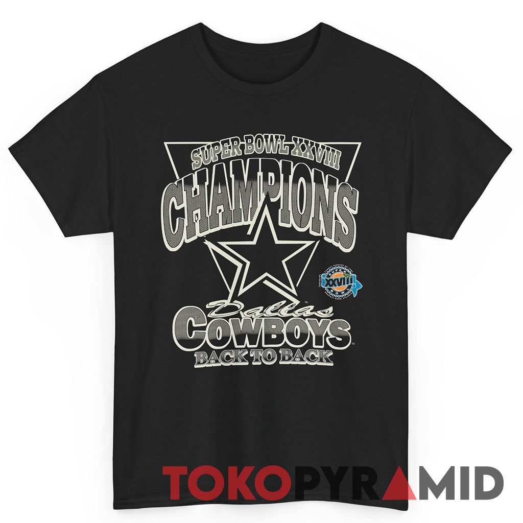 90s Vintage Dallas Cowboys Super Bowl XXVIII Champions Back To Back Unique Tee 90s Vintage Dallas Cowboys Super Bowl XXVIII Champions Back To Back Unique Tee