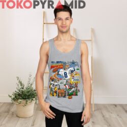 90s Vintage Dallas Cowboys Troy Aikman Comic Rare Tee 3 90s Vintage Dallas Cowboys Troy Aikman Comic Rare Grey Tank Top
