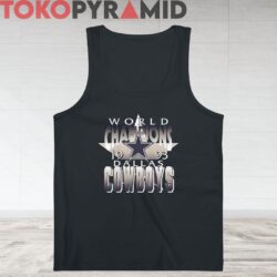 90s Vintage Dallas Cowboys World Champions 1993 Rare Tee 3 90s Vintage Dallas Cowboys World Champions 1993 Rare Black Tank Top