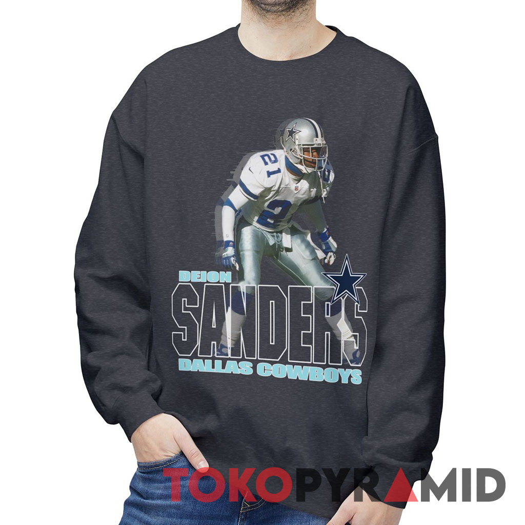 90s Vintage Deion Sanders Dallas Cowboys NFL Rare Sweatshirt 90s Vintage Deion Sanders Dallas Cowboys NFL Rare Sweatshirt