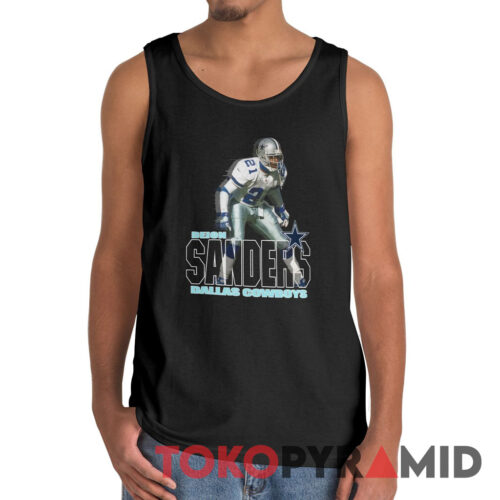 90s Vintage Deion Sanders Dallas Cowboys NFL Rare Tank Top 90s Vintage Deion Sanders Dallas Cowboys NFL Rare Tank Top