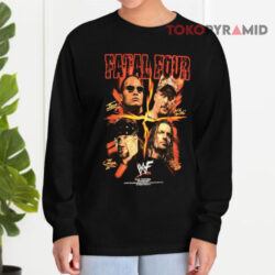 90s Vintage Fatal Four WWF Wrestling Shirt 4 90s Vintage Fatal Four Wwf Wrestling Long sleeved