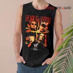 90s Vintage Fatal Four WWF Wrestling Shirt 2 90s Vintage Fatal Four Wwf Wrestling Tank Top