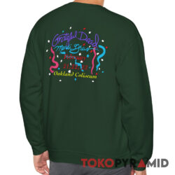 90s Vintage Grateful Dead 1993 Mardi Gras Oakland Coliseum 2 Sided Rare Sweatshirt