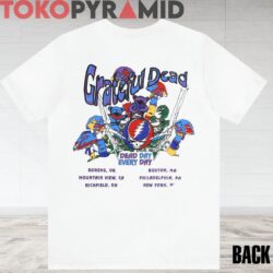 90s Vintage Grateful Dead 1993 Summer Tour Dead Day Every Day 2-Sided Rare Shirt 1 90s Vintage Grateful Dead 1993 Summer Tour Dead Day Every Day 2 Sided Rare