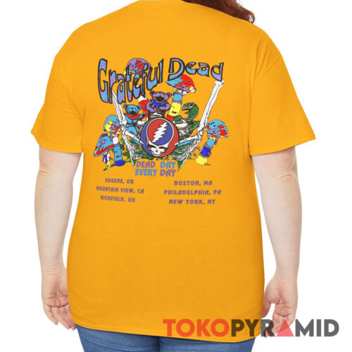 90s Vintage Grateful Dead 1993 Summer Tour Dead Day Every Day Shirt Back 90s Vintage Grateful Dead 1993 Summer Tour Dead Day Every Day Shirt Back