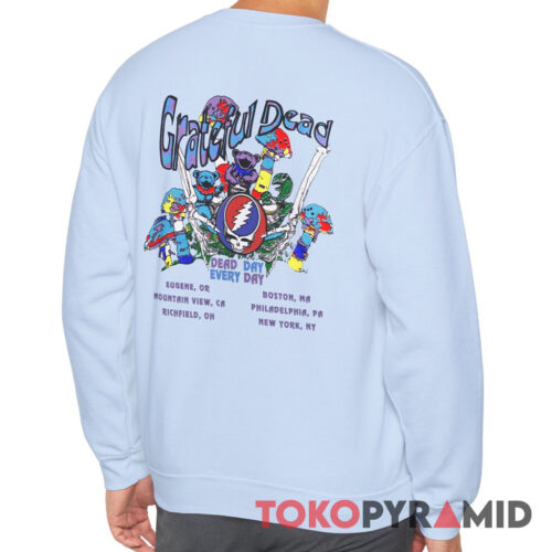 90s Vintage Grateful Dead 1993 Summer Tour Dead Day Every Day Sweatshirt 90s Vintage Grateful Dead 1993 Summer Tour Dead Day Every Day Sweatshirt