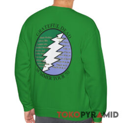 90s Vintage Grateful Dead 1993 Summer Tour Reduce Reuse Recycle 2 Sided Rare Sweatshirt