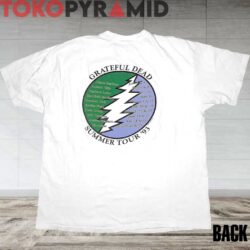 90s Vintage Grateful Dead 1993 Summer Tour Reduce Reuse Recycle 2-Sided Rare Shirt 1 90s Vintage Grateful Dead 1993 Summer Tour Reduce Reuse Recycle The Future’s Here We Are It We Are On Our Own 2 Sided Rare Shirt Back