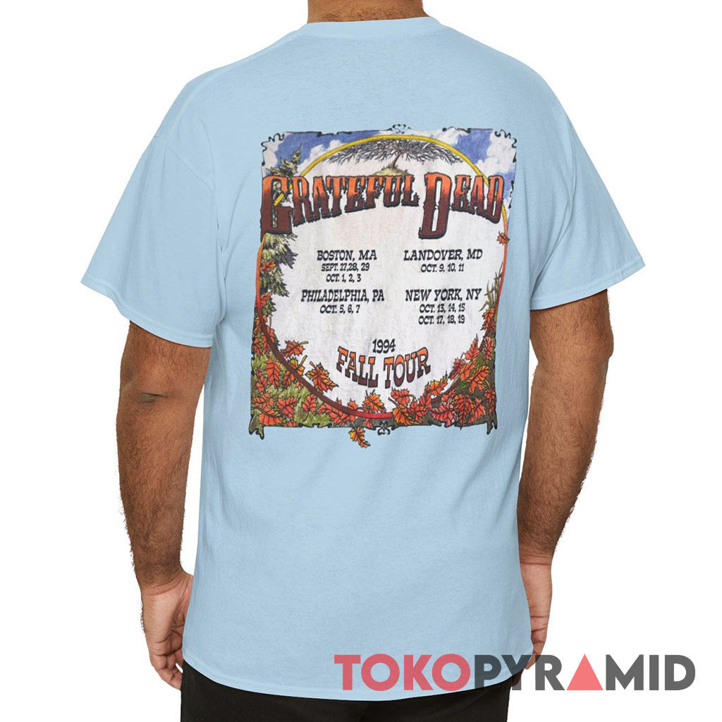 90s Vintage Grateful Dead 1994 Fall Tour Skeleton Playing Banjo 2 Sided Rare Shirt Back 90s Vintage Grateful Dead 1994 Fall Tour Skeleton Playing Banjo 2 Sided Rare Shirt Back