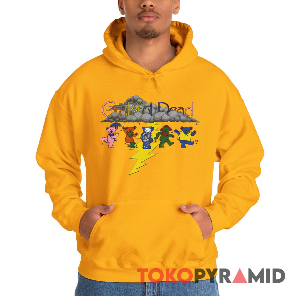 90s Vintage Grateful Dead 1994 North West Tour Rain Skeleton Dancing Bears 2 Sided Rare Hoodie 90s Vintage Grateful Dead 1994 North West Tour Rain Skeleton Dancing Bears 2 Sided Rare Hoodie