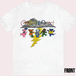 90s Vintage Grateful Dead 1994 North West Tour Rain Skeleton Dancing Bears 2-Sided Rare Shirt 5 90s Vintage Grateful Dead 1994 North West Tour Rain Skeleton Dan