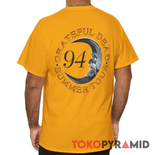 90s Vintage Grateful Dead 1994 Summer Tour Sun Moon Shirt Back