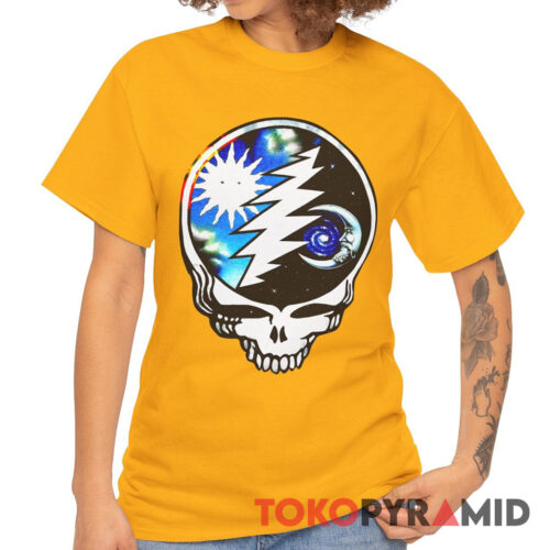90s Vintage Grateful Dead 1994 Summer Tour Sun Moon Shirt Front