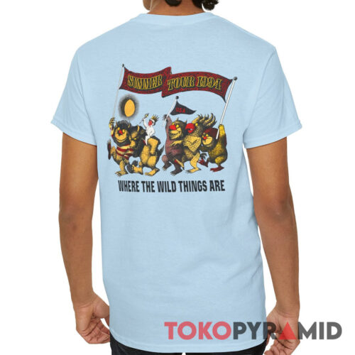 90s Vintage Grateful Dead 1994 Summer Tour Where The Wild Things Are Shirt Back
