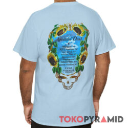90s Vintage Grateful Dead 1994 Sunflower Summer Tour Shirt Back
