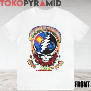 90s Vintage Grateful Dead 30th Anniversary 1995 Summer Tour Gratefully your for 30 years 2 Sided Rare Shirt