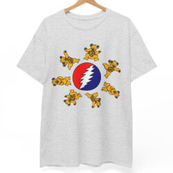 90s Vintage Grateful Dead Dancing Bears Logo Rare Shirt