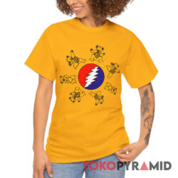 90s Vintage Grateful Dead Dancing Bears Logo Rare T Shirt