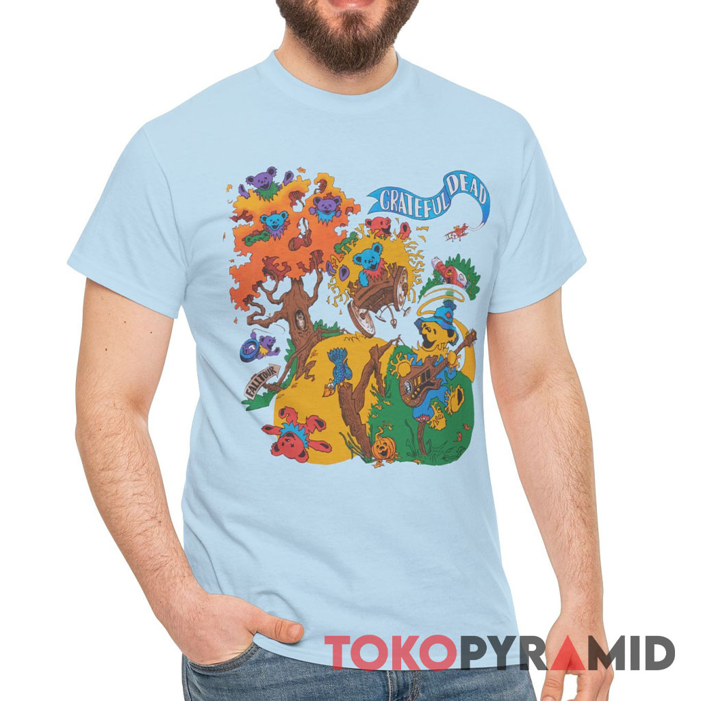 90s Vintage Grateful Dead Fall Tour 1993 Dancing Bears Rare T Shirt 90s Vintage Grateful Dead Fall Tour 1993 Dancing Bears Rare T Shirt