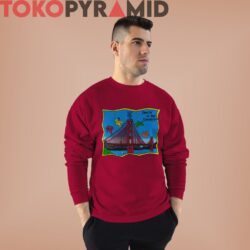 Grateful Dead Golden Gate Bridge 1998 Dancing Bears Dancin’ In The Streets Shirt 3 90s Vintage Grateful Dead Golden Gate Bridge 1998 Dancing Bears Dancin’ In The Streets San Francisco Rare Red Sweatshirt