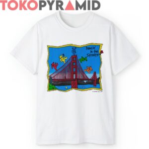 90s Vintage Grateful Dead Golden Gate Bridge 1998 Dancing Bears Dancin’ In The Streets San Francisco Rare T shirt