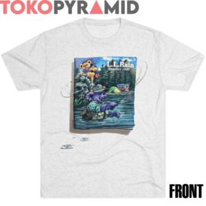 90s Vintage Grateful Dead LL Rain Summer 1996 Fishing Camping Dancing Bears 2 Sided Rare Shirt