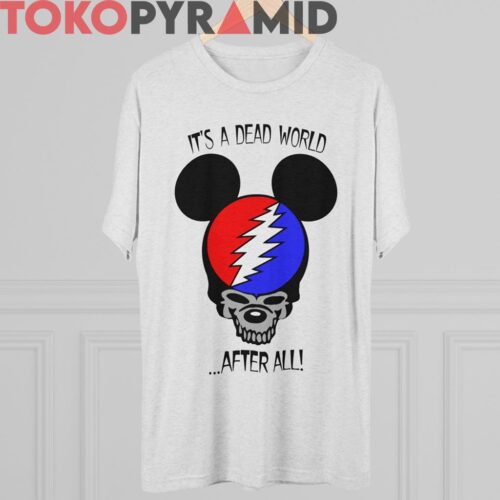 90s Vintage Grateful Dead Mickey Mouse Its A Dead World After All Rare 90s Vintage Grateful Dead Mickey Mouse Its A Dead World After All Rare