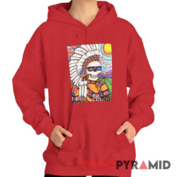 90s Vintage Grateful Dead Native American 1990 Hoodie
