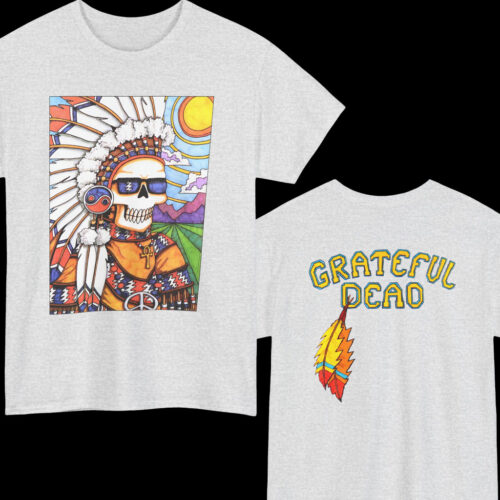 90s Vintage Grateful Dead Native American 1990 Shirt