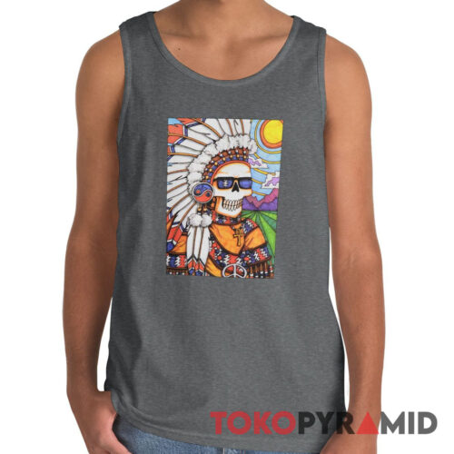90s Vintage Grateful Dead Native American 1990 Tank Top