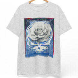 90s Vintage Grateful Dead Rose Stealie Tour Rare Shirt