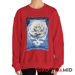 90s Vintage Grateful Dead Rose Stealie Tour Rare Sweatshirt
