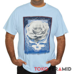 90s Vintage Grateful Dead Rose Stealie Tour Rare T Shirt