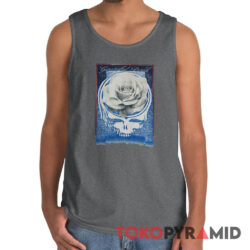 90s Vintage Grateful Dead Rose Stealie Tour Rare Tank Top
