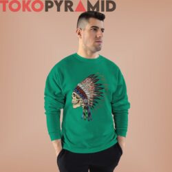 90s Vintage Grateful Dead Spring 1990 Indian Skull Rare